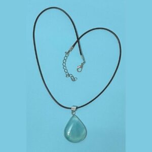 colgante aguamarina