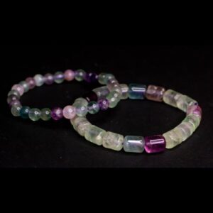 pulsera fluorita arcoiris