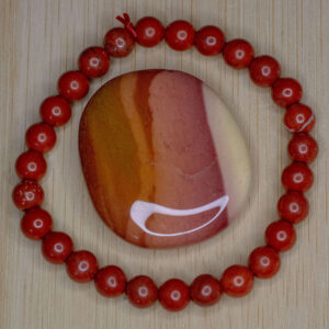 pulsera jaspe rojo