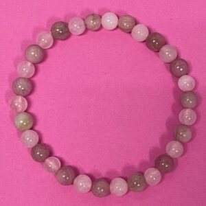 pulsera rodonita cuarzo rosa